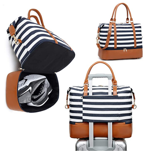 NEW! Women's Larof Luxury Weekender Travel Tote - Picture 6 of 6